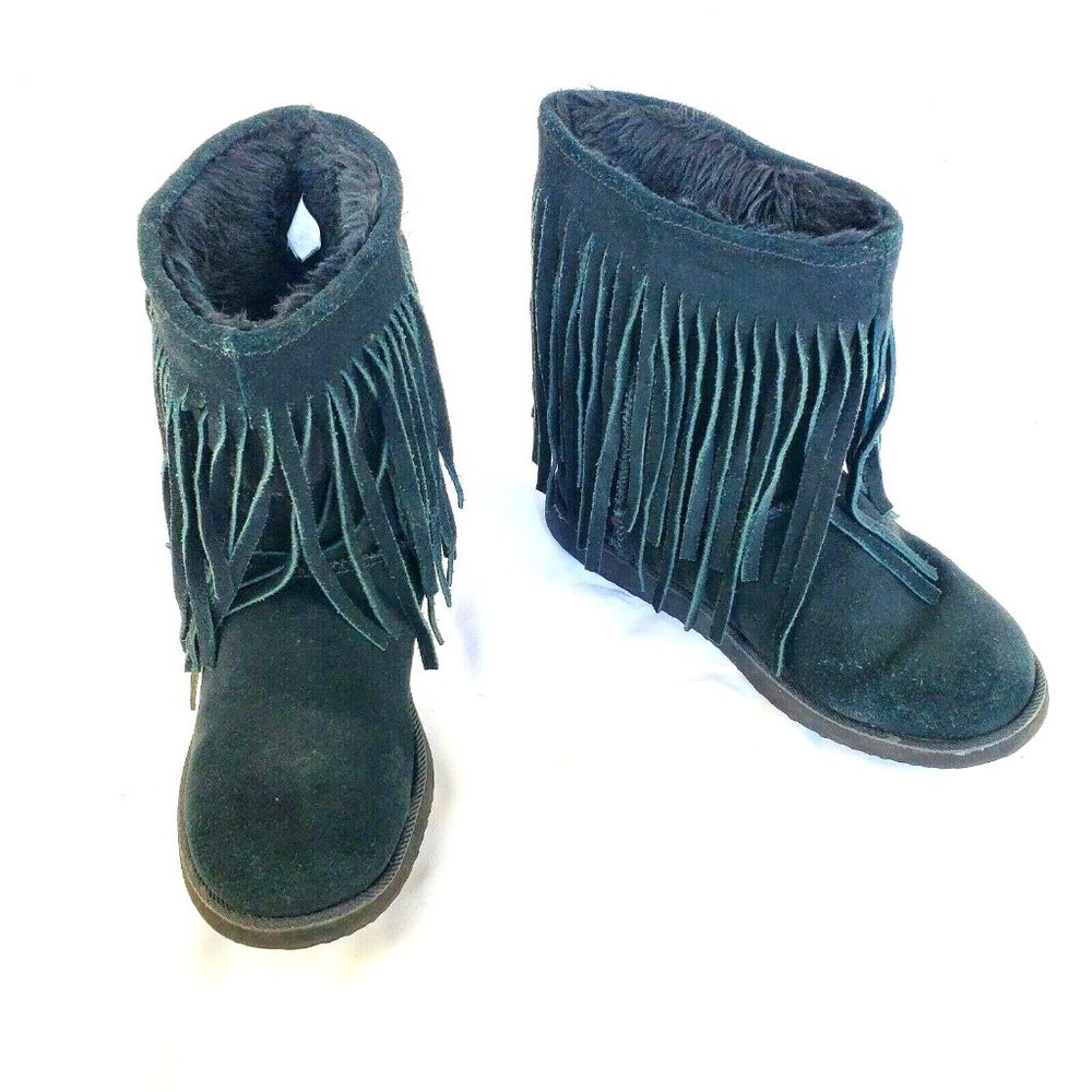 Womens Mix No 6 Katie Black Suede Ankle Boots